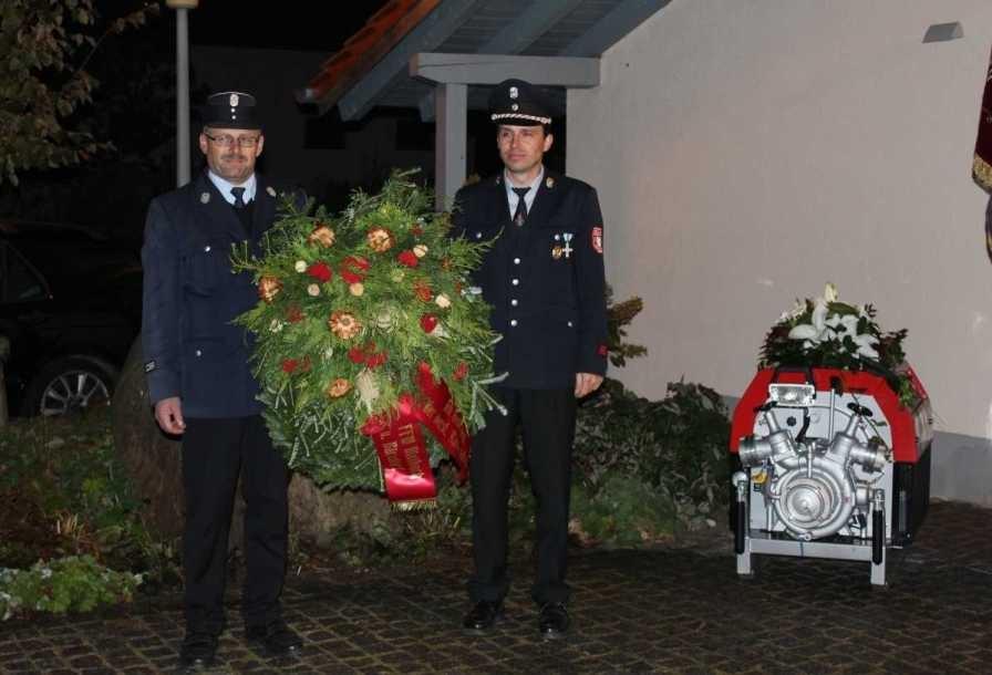 Jahrtag der FF Blaibach am 22. Oktober 2011 mit Segnung der neuen Tragkraftspritze