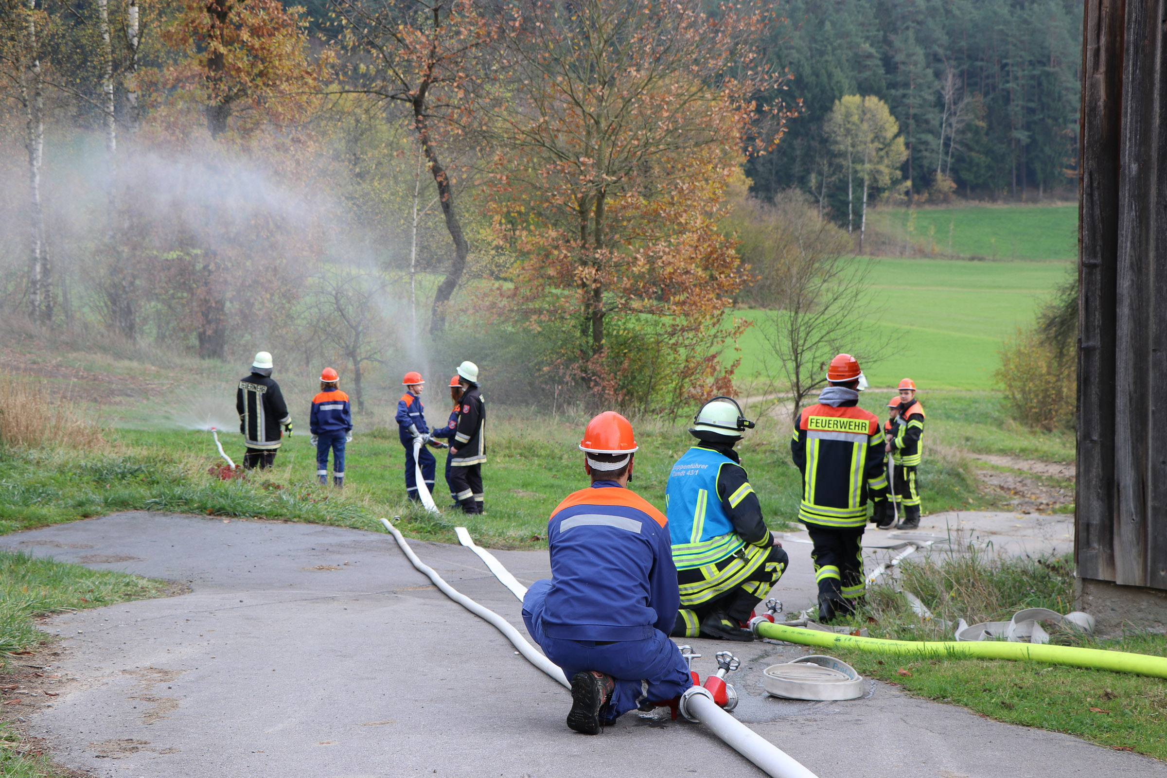 Jugend-Gemeinschaftsübung im KBM-Bereich Miltach