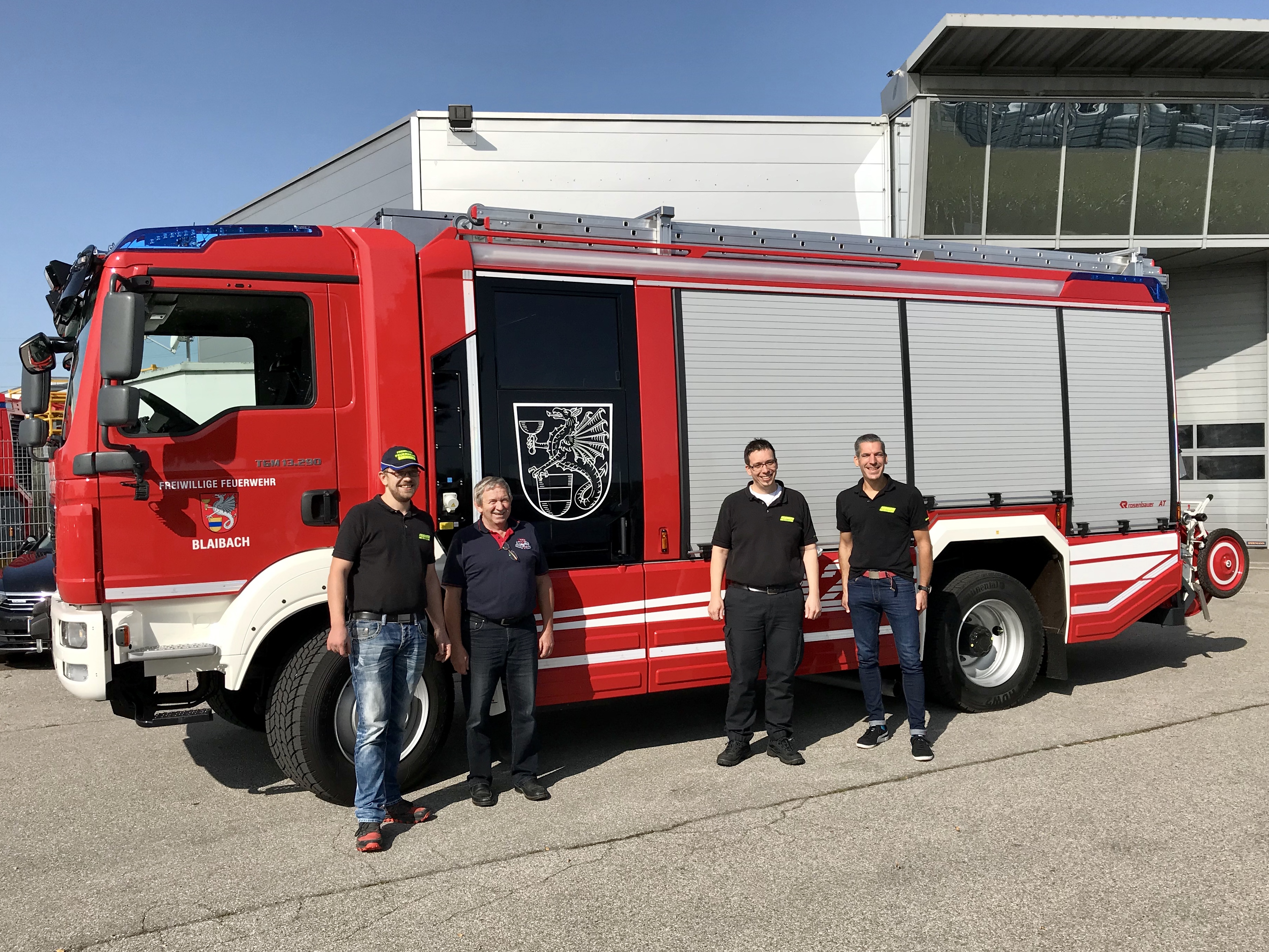 Abholung bei Fa. Rosenbauer