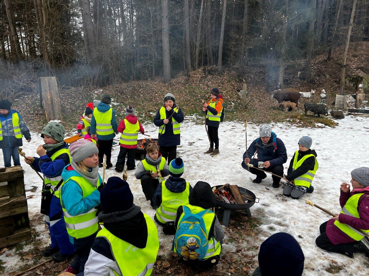 Kinderfeuerwehr unternahm Winterwanderung
