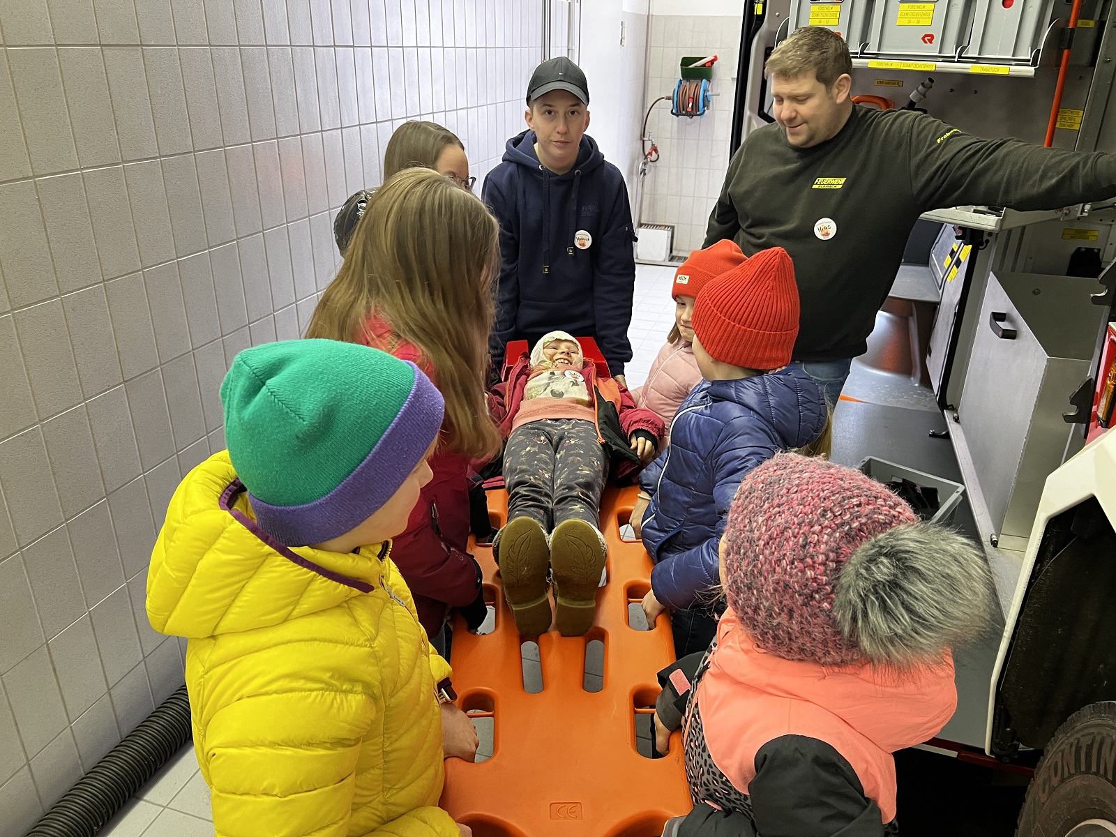Kinderfeuerwehr ist fit in Erster Hilfe