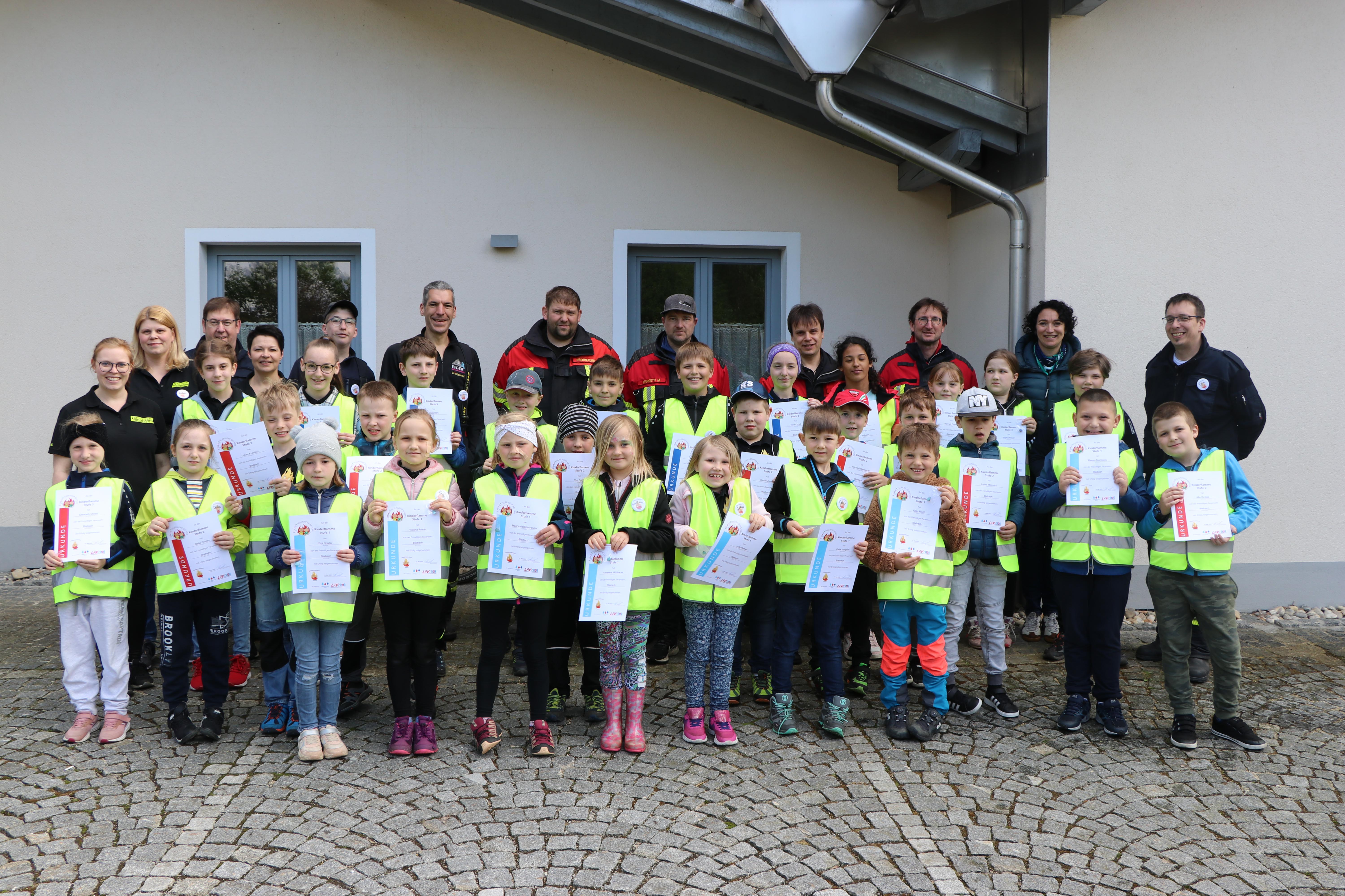 Kinderflamme abgelegt